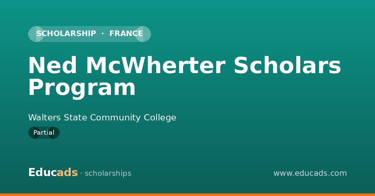 Ned McWherter Scholars Program scholarship