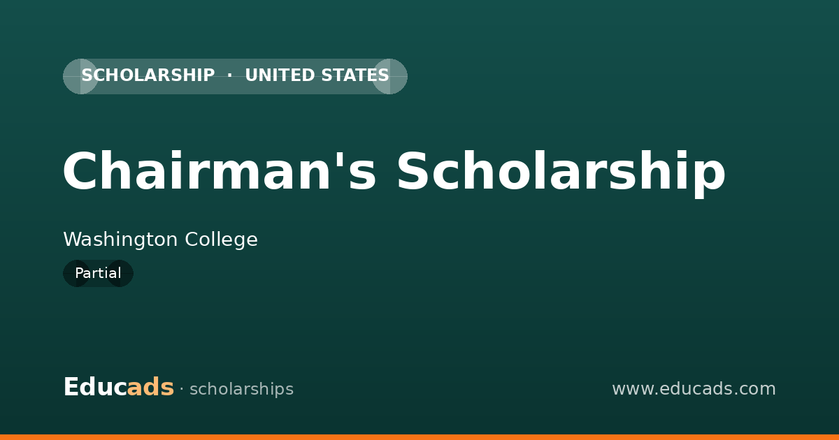 Chairman's Scholarship scholarship