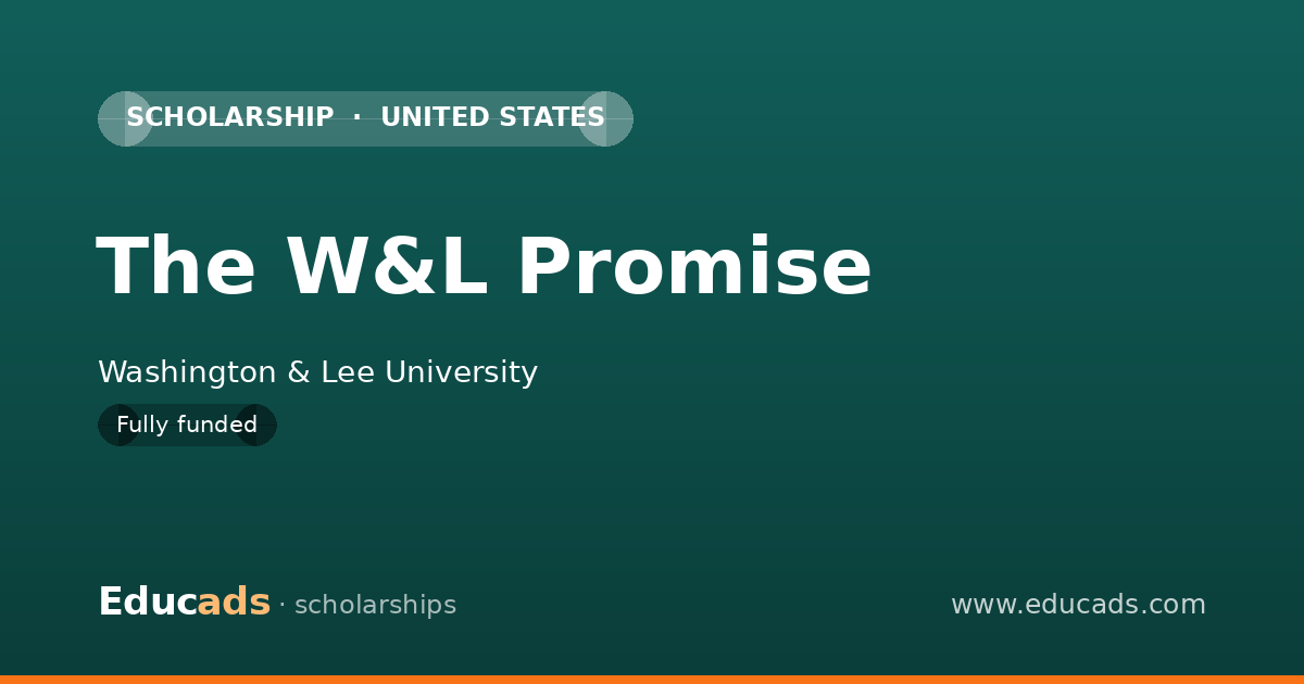 The W&L Promise scholarship