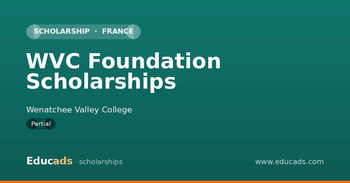 WVC Foundation Scholarships scholarship
