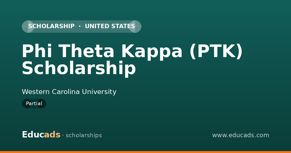Phi Theta Kappa (PTK) Scholarship scholarship
