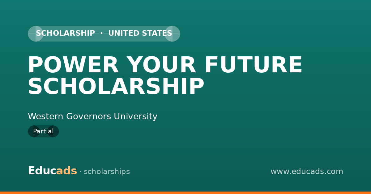 POWER YOUR FUTURE SCHOLARSHIP scholarship