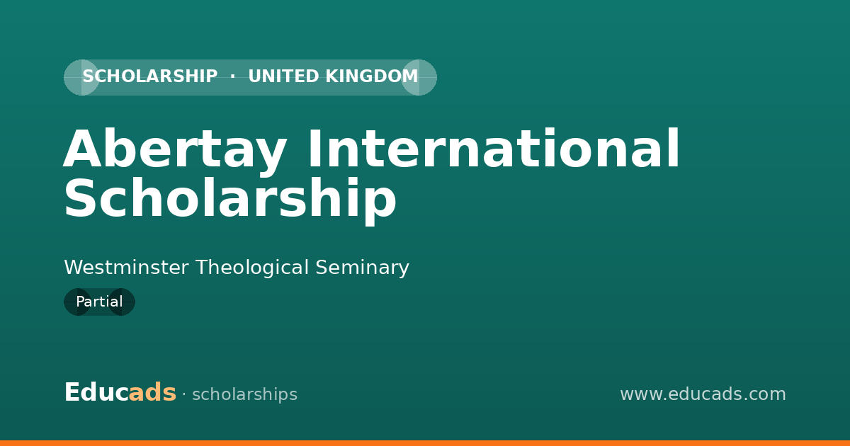 Abertay International Scholarship scholarship