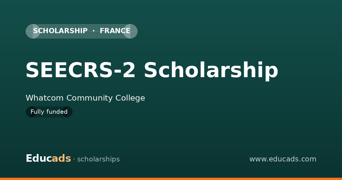 SEECRS-2 Scholarship scholarship