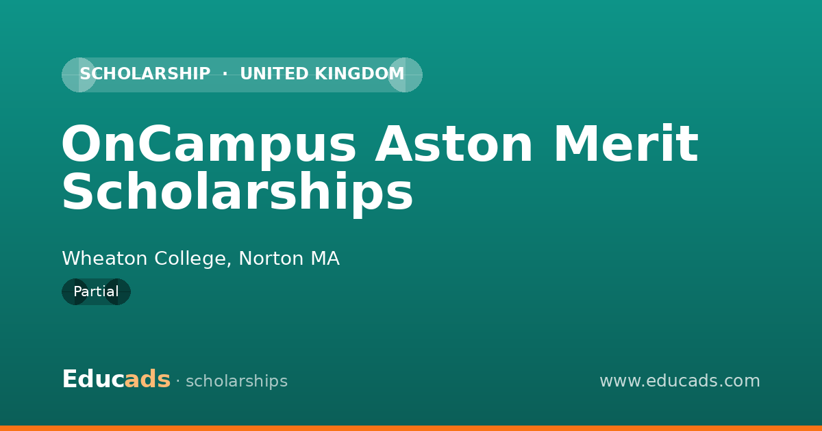 OnCampus Aston Merit Scholarships scholarship