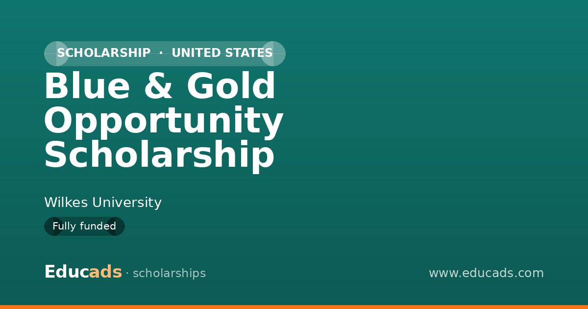 Blue & Gold Opportunity Scholarship scholarship