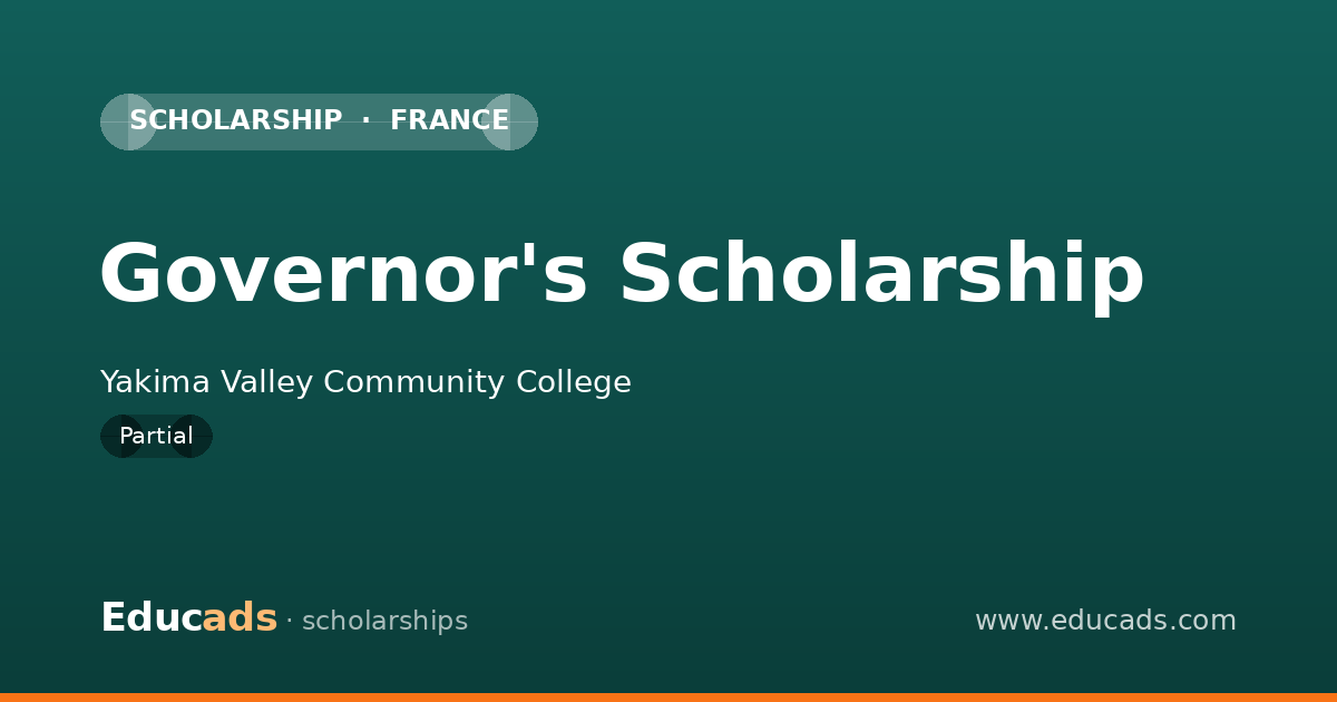 Governor's Scholarship scholarship