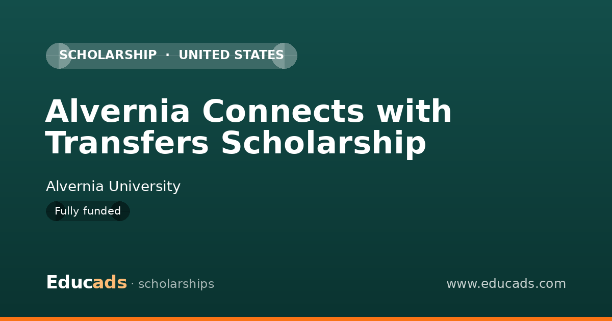 Alvernia Connects with Transfers Scholarship scholarship