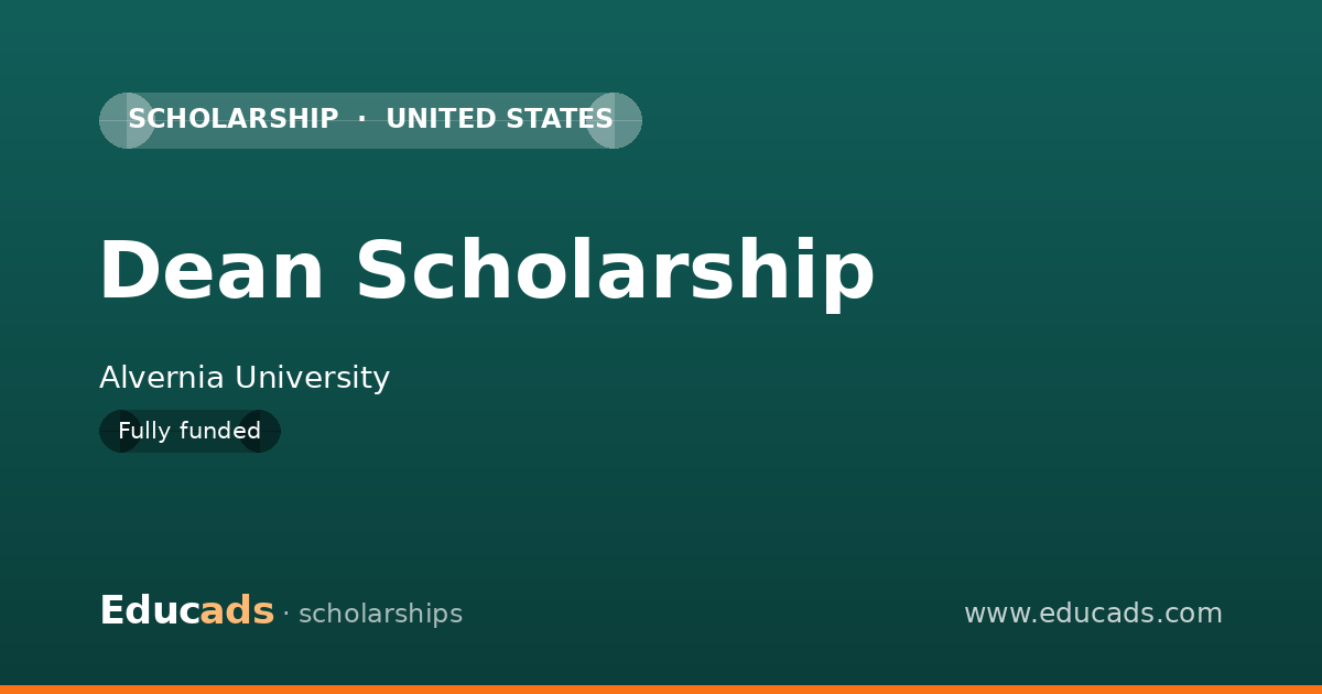 Dean Scholarship scholarship