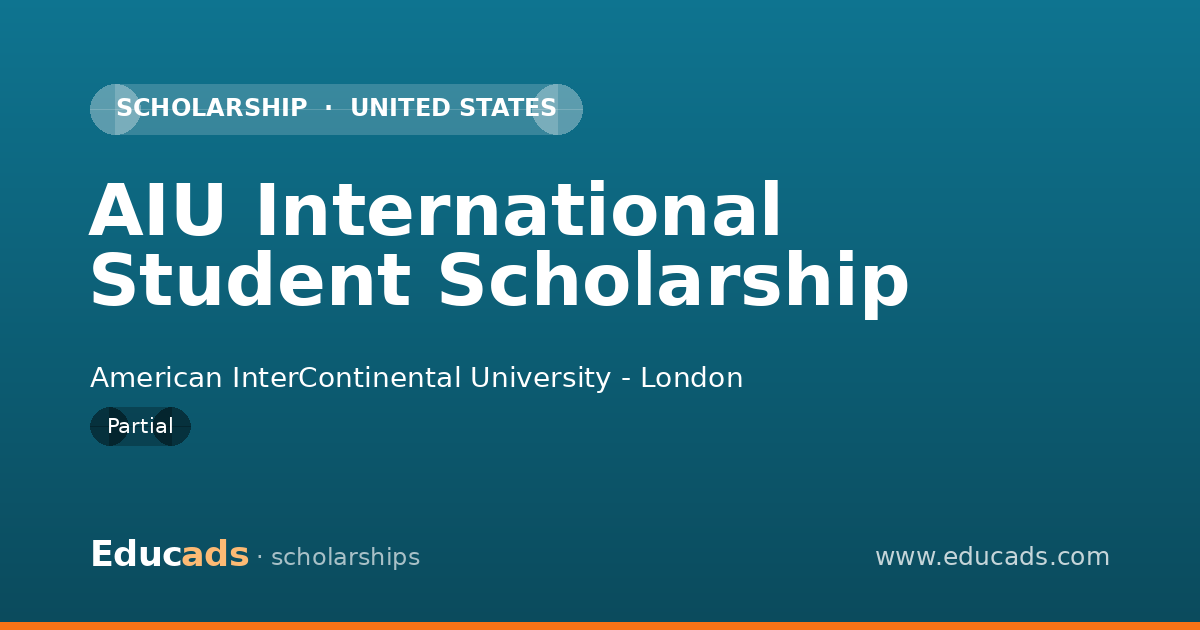 AIU International Student Scholarship scholarship