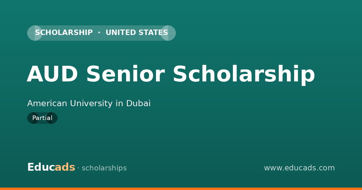 AUD Senior Scholarship scholarship