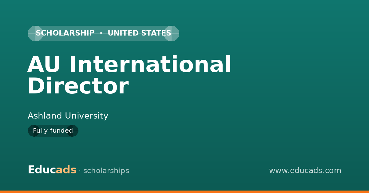 AU International Director scholarship