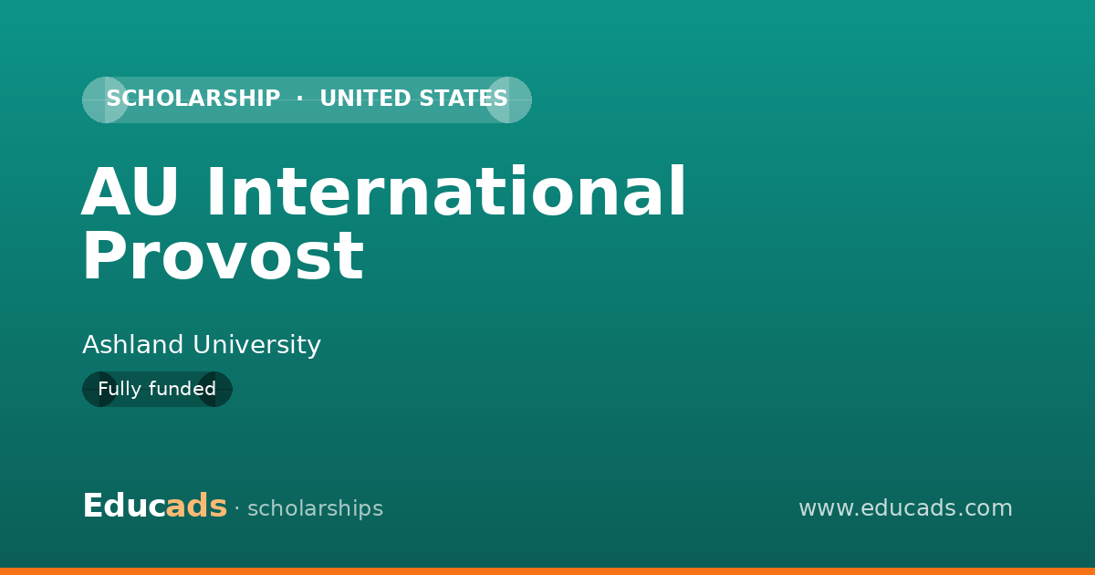 AU International Provost scholarship