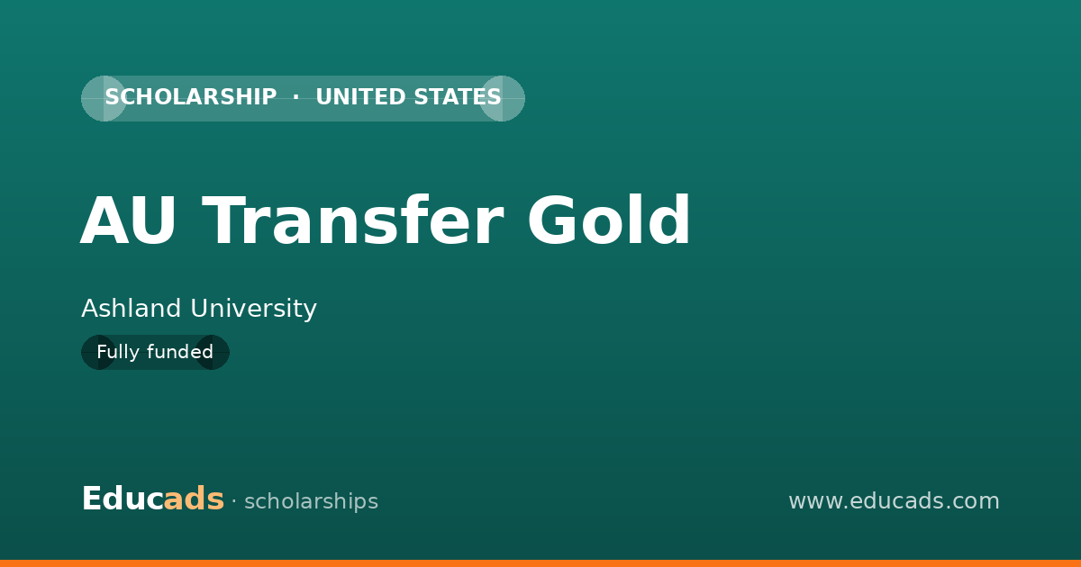 AU Transfer Gold scholarship