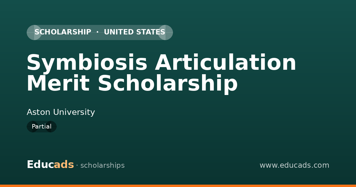 Symbiosis Articulation Merit Scholarship scholarship