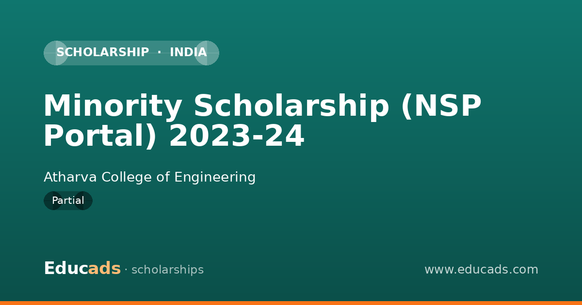 Minority Scholarship (NSP Portal) 2023-24 scholarship
