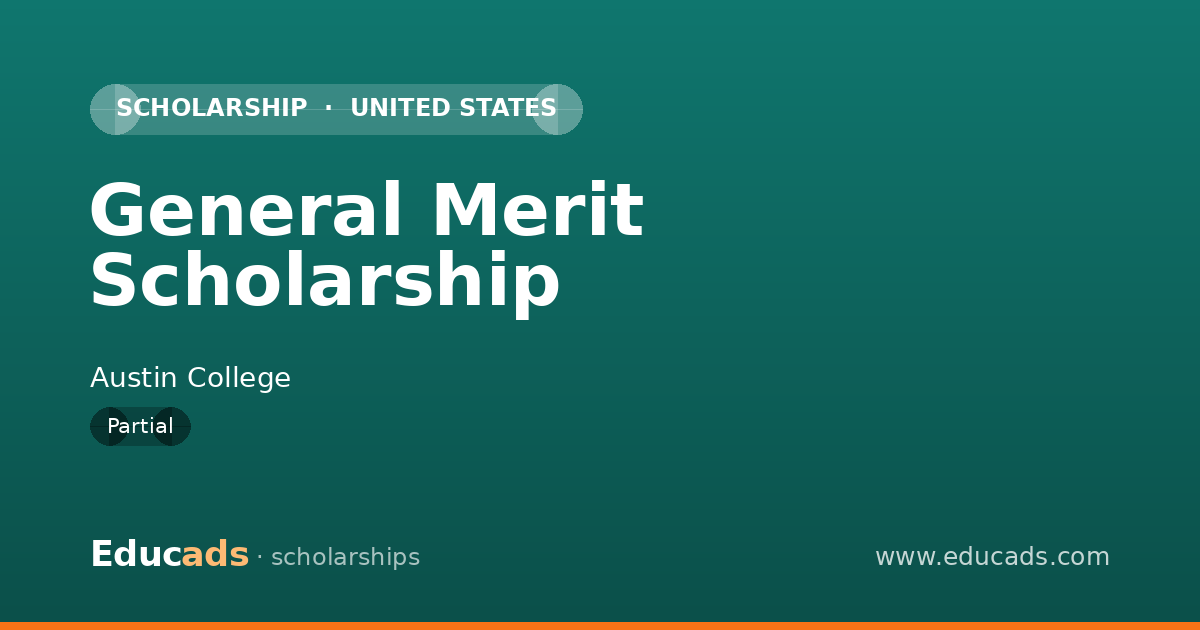 General Merit Scholarship scholarship