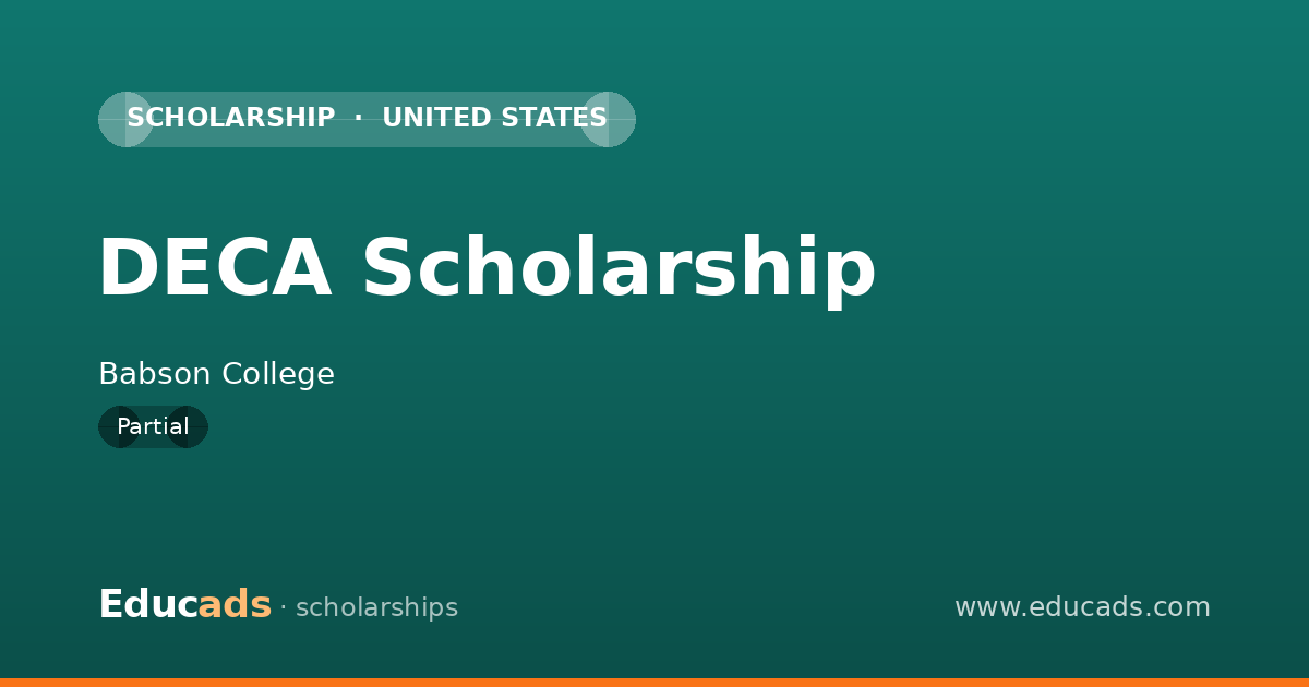 DECA Scholarship scholarship