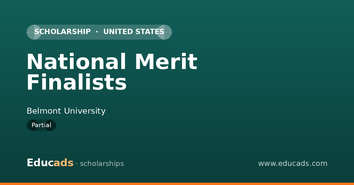 National Merit Finalists scholarship