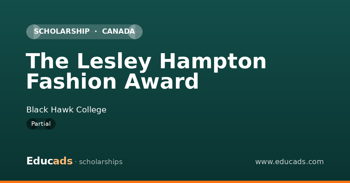 The Lesley Hampton Fashion Award scholarship