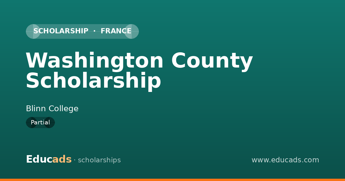 Washington County Scholarship scholarship