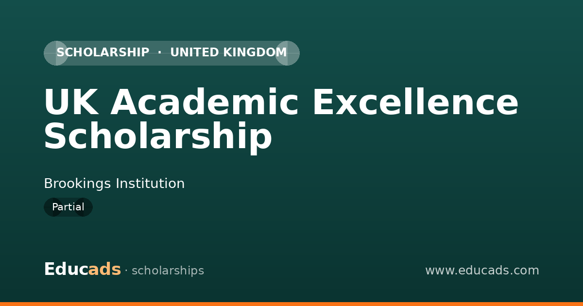 UK Academic Excellence Scholarship scholarship