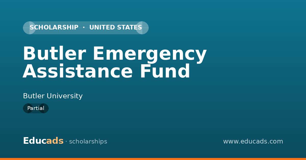 Butler Emergency Assistance Fund scholarship