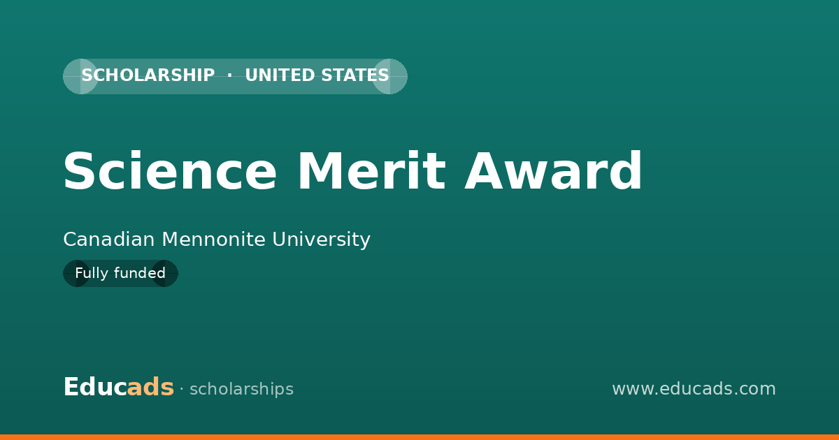 Science Merit Award scholarship
