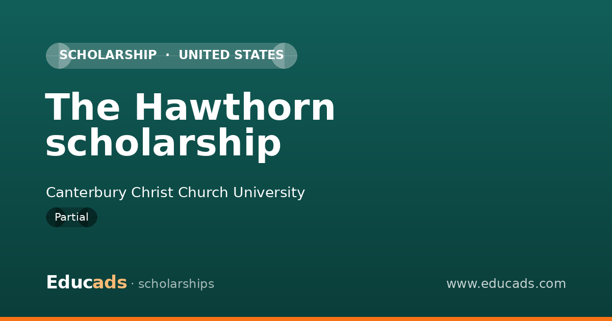 The Hawthorn scholarship scholarship
