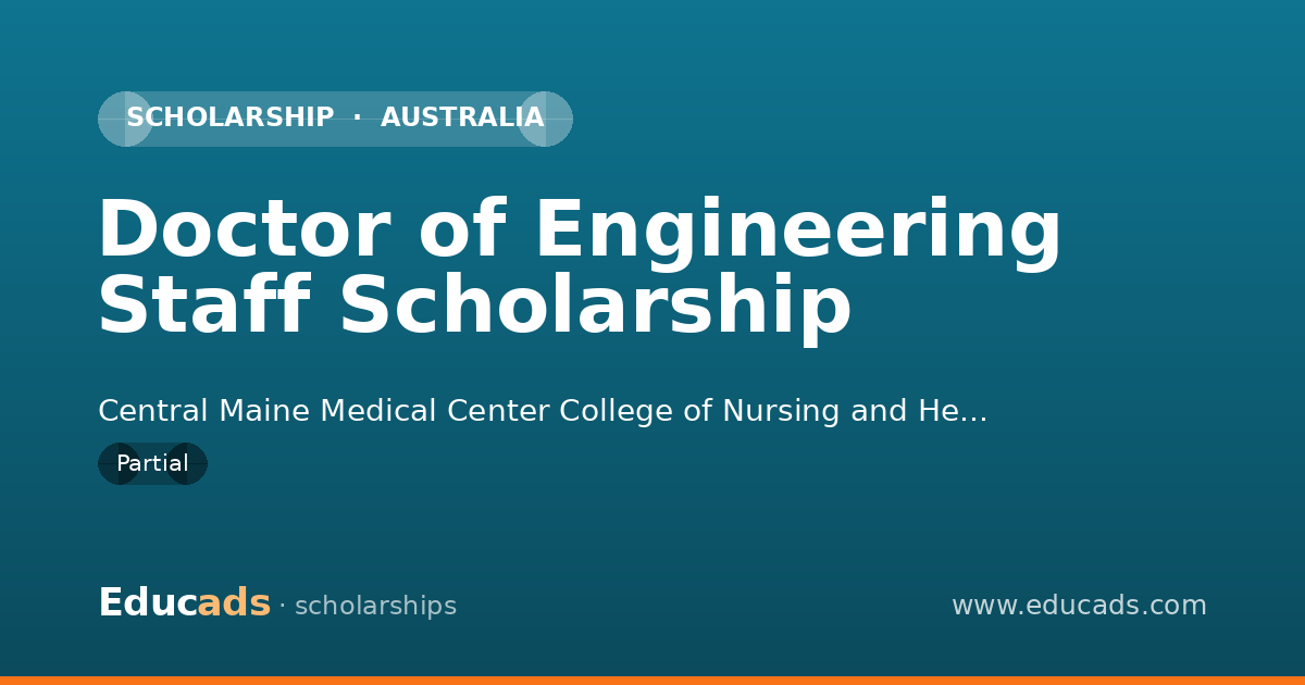 Doctor of Engineering Staff Scholarship scholarship