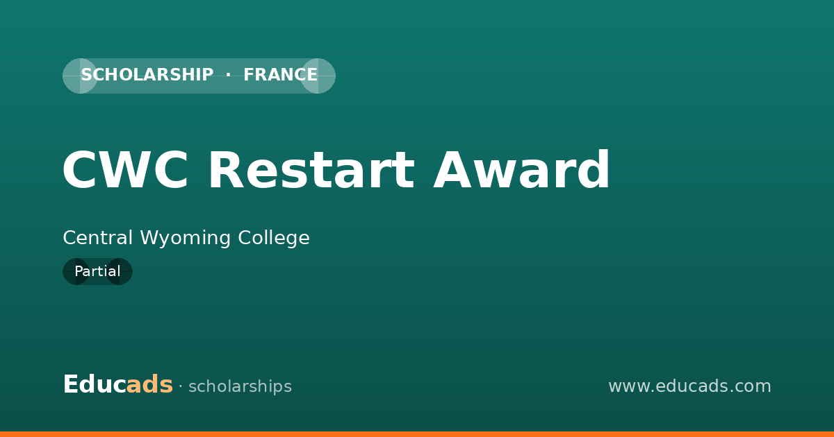 CWC Restart Award scholarship