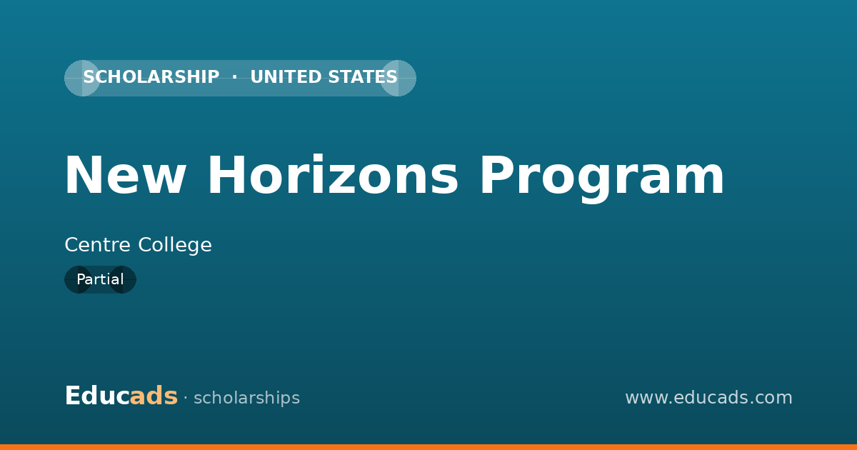 New Horizons Program scholarship