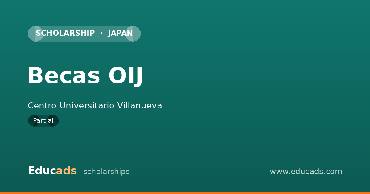 Becas OIJ scholarship