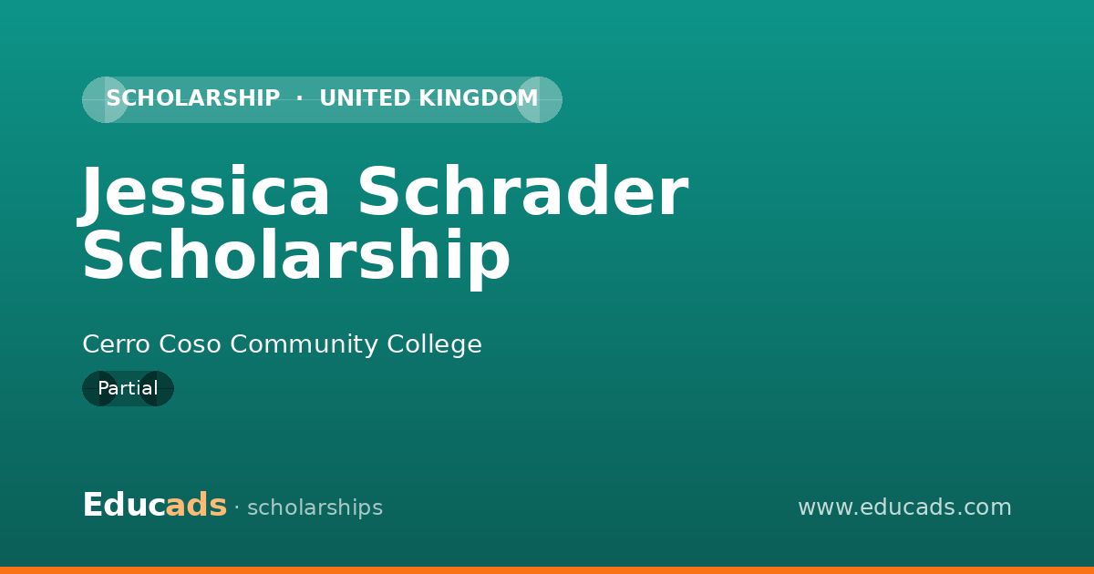 Jessica Schrader Scholarship scholarship