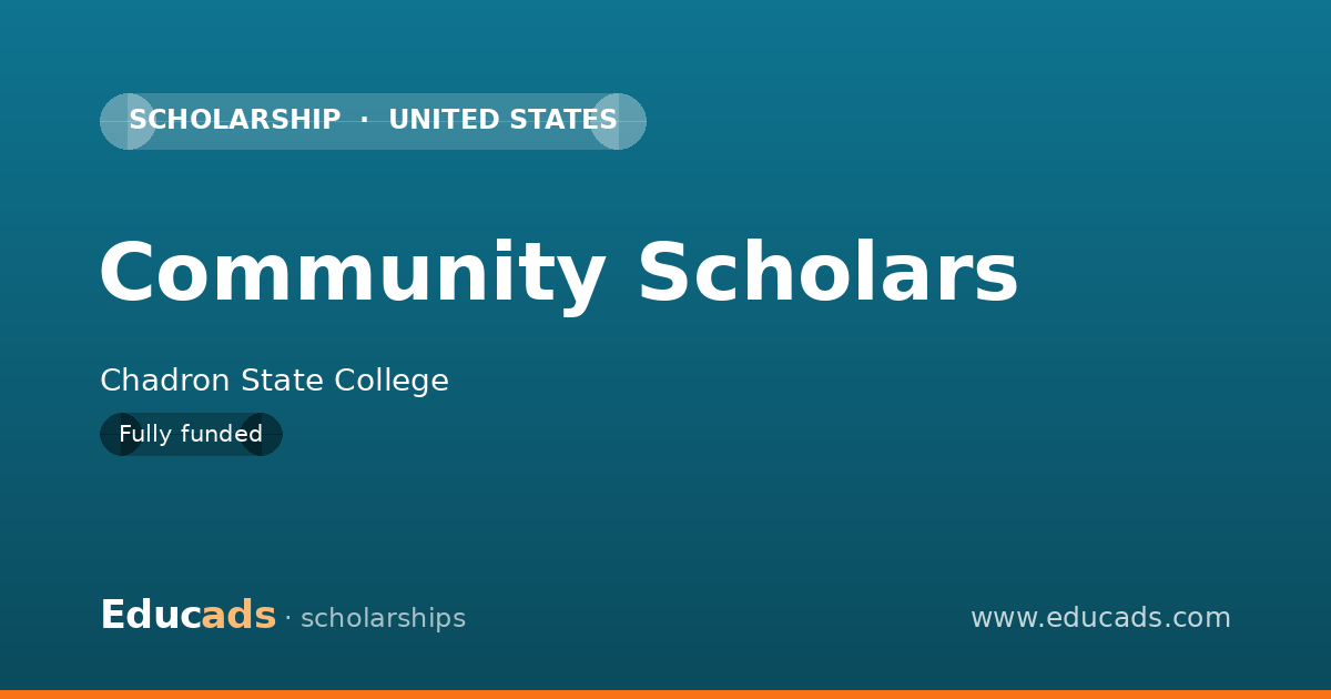 Community Scholars scholarship