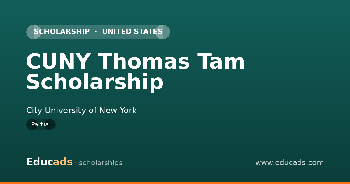 CUNY Thomas Tam Scholarship scholarship