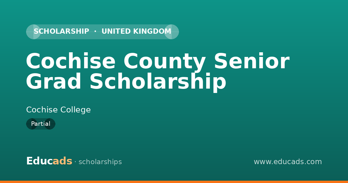 Cochise County Senior Grad Scholarship scholarship