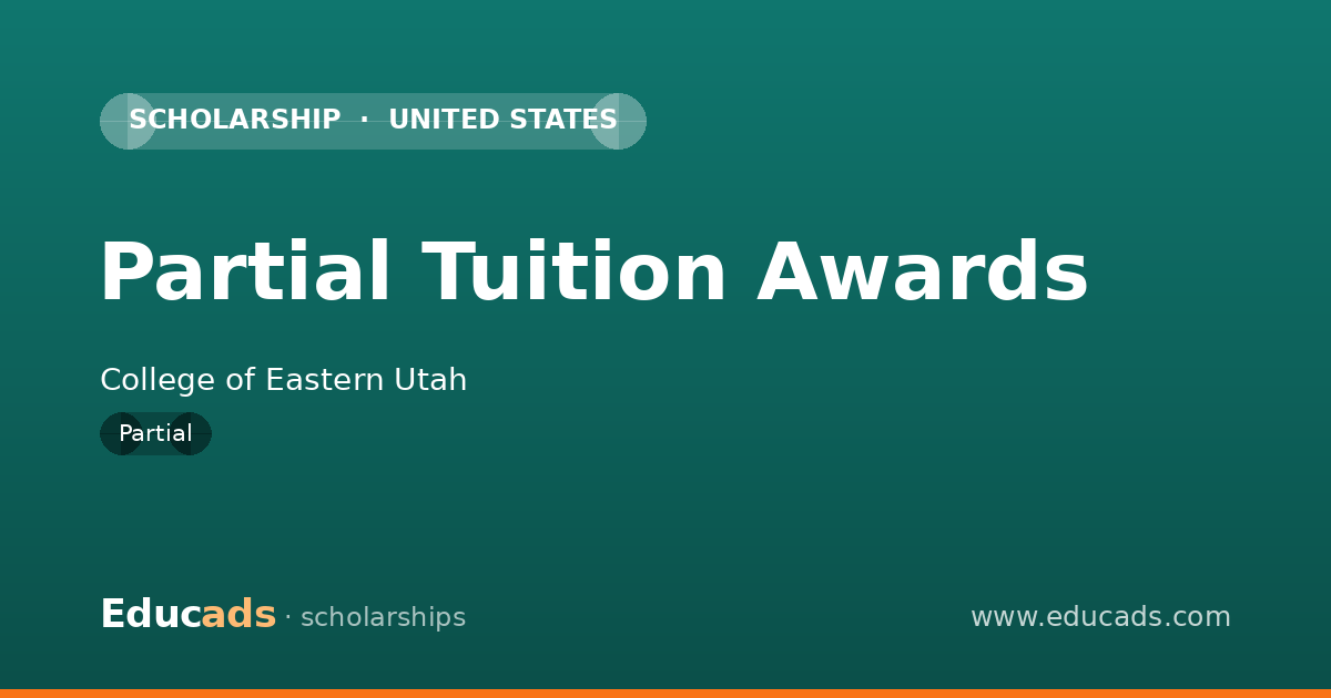 Partial Tuition Awards scholarship