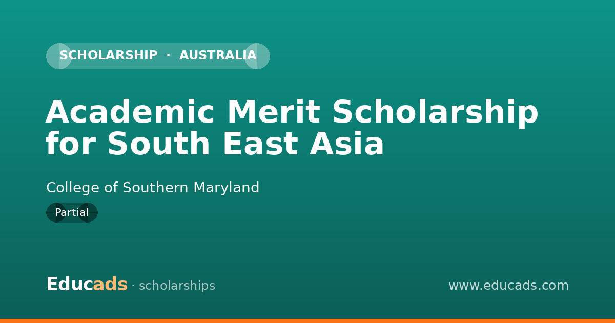 Academic Merit Scholarship for South East Asia scholarship