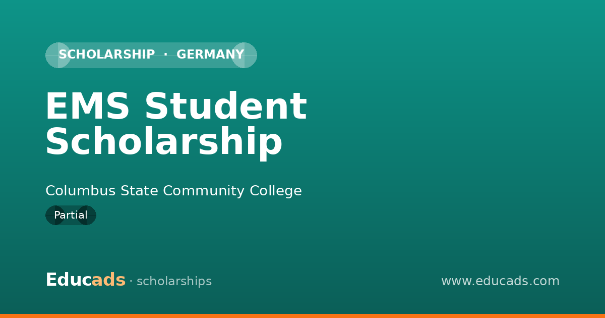 EMS Student Scholarship scholarship