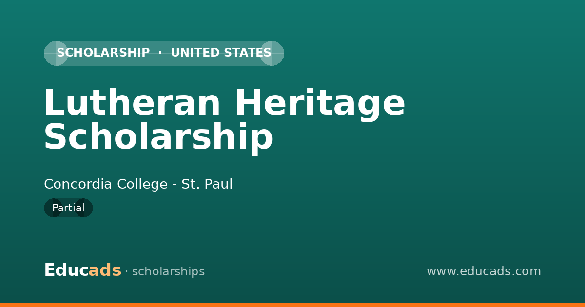 Lutheran Heritage Scholarship scholarship