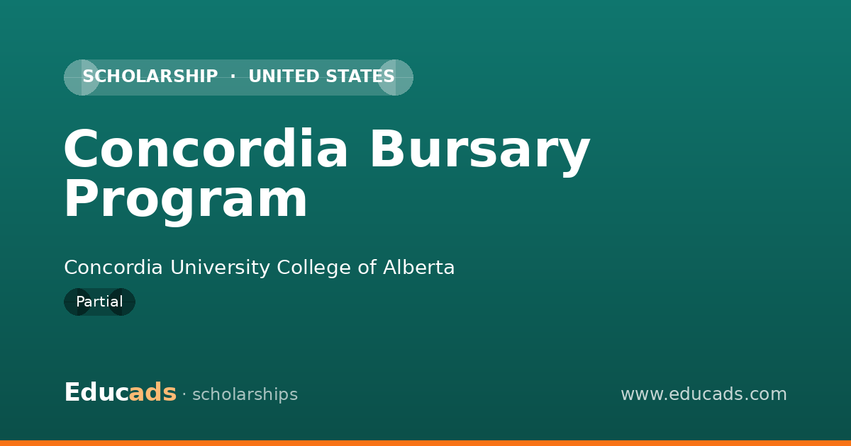 Concordia Bursary Program scholarship
