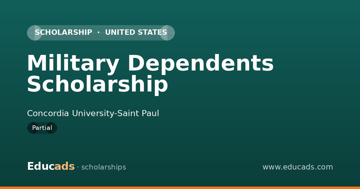 Military Dependents Scholarship scholarship