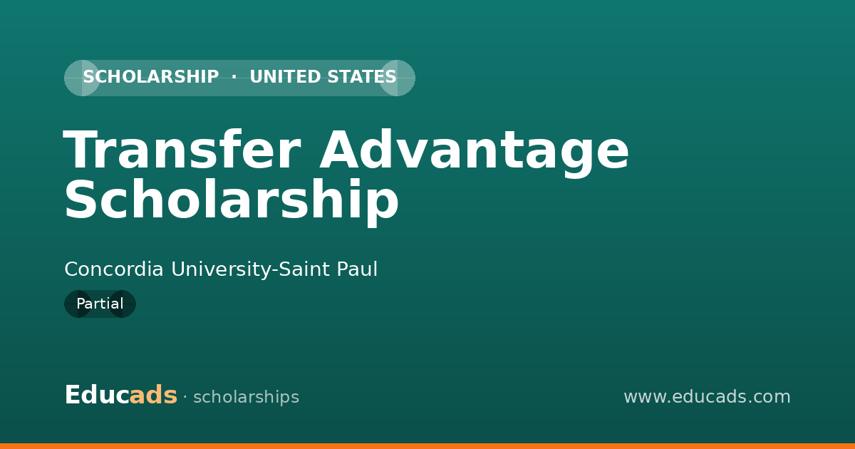 Transfer Advantage Scholarship scholarship