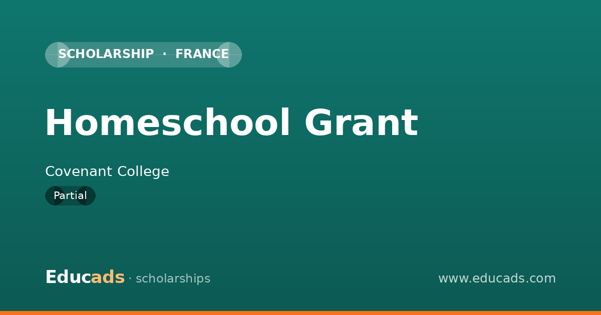 Homeschool Grant scholarship