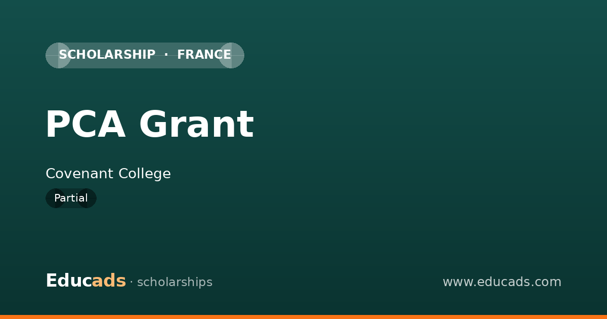 PCA Grant scholarship