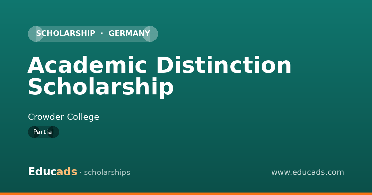 Academic Distinction Scholarship scholarship