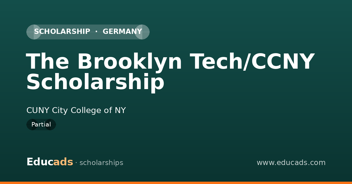 The Brooklyn Tech/CCNY Scholarship scholarship