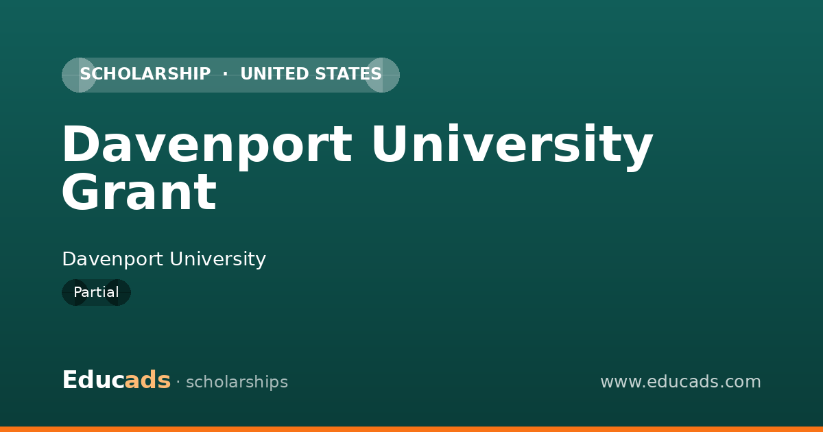 Davenport University Grant scholarship