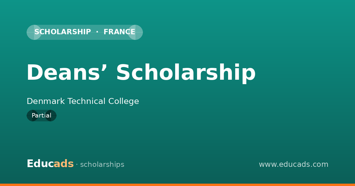 Deans’ Scholarship scholarship